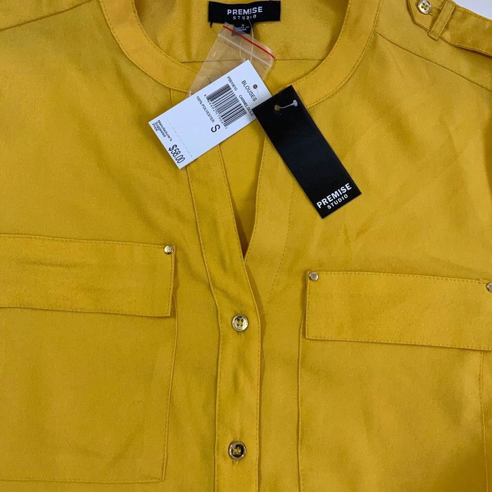 PREMISE STUDIO BLOUSE. SIZE- S - Picture 8 of 11
